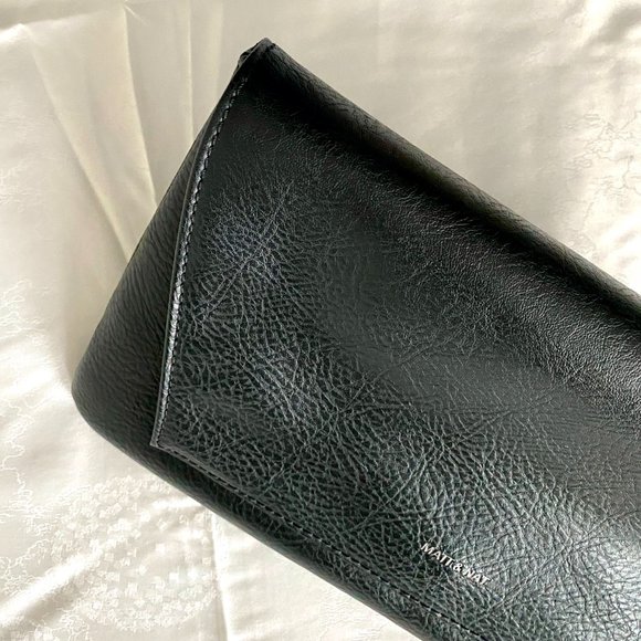Matt and Nat Black Vegan Leather Clutch Bag - Picture 10 of 16